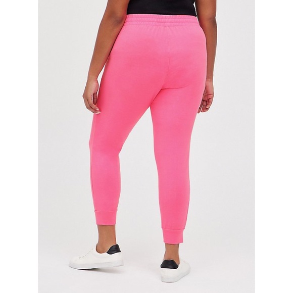 Torrid Classic Fit Jogger Super Soft Fleece Mid-Rise Paint NWT - Picture 2 of 8